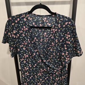 Floral Wrap Dress